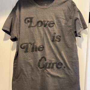 PacSun Charcoal Love Graphic Tee